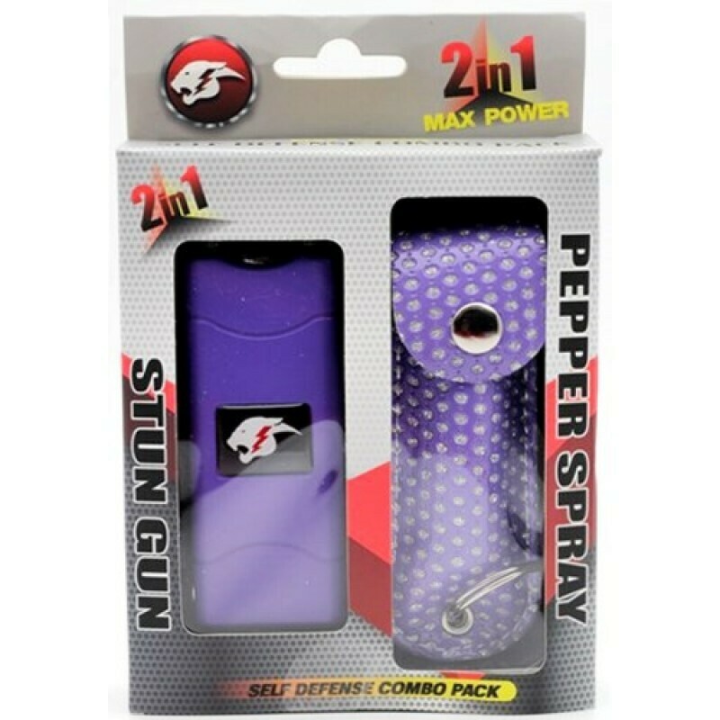 Combo Stun Gun Purple