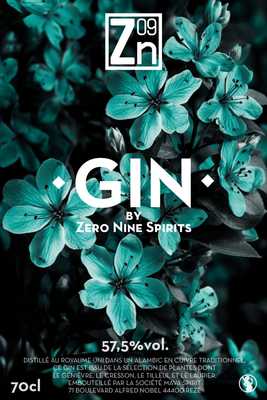 Gin By zn09 57,5% 70cl