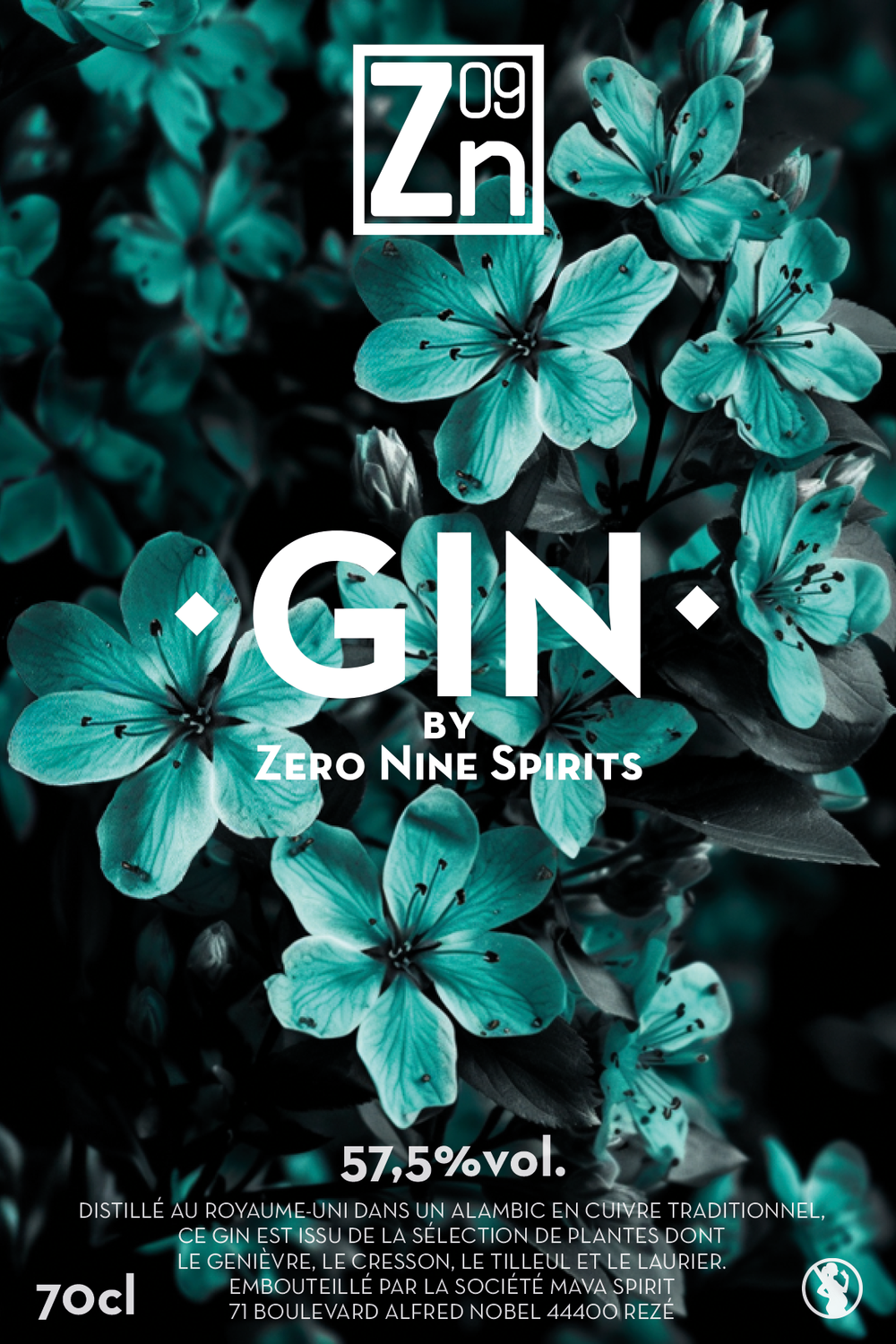Gin By zn09 57,5% 70cl