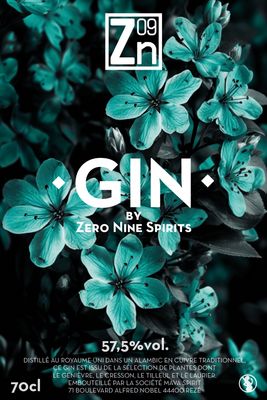 Gin By zn09 57,5% 70cl