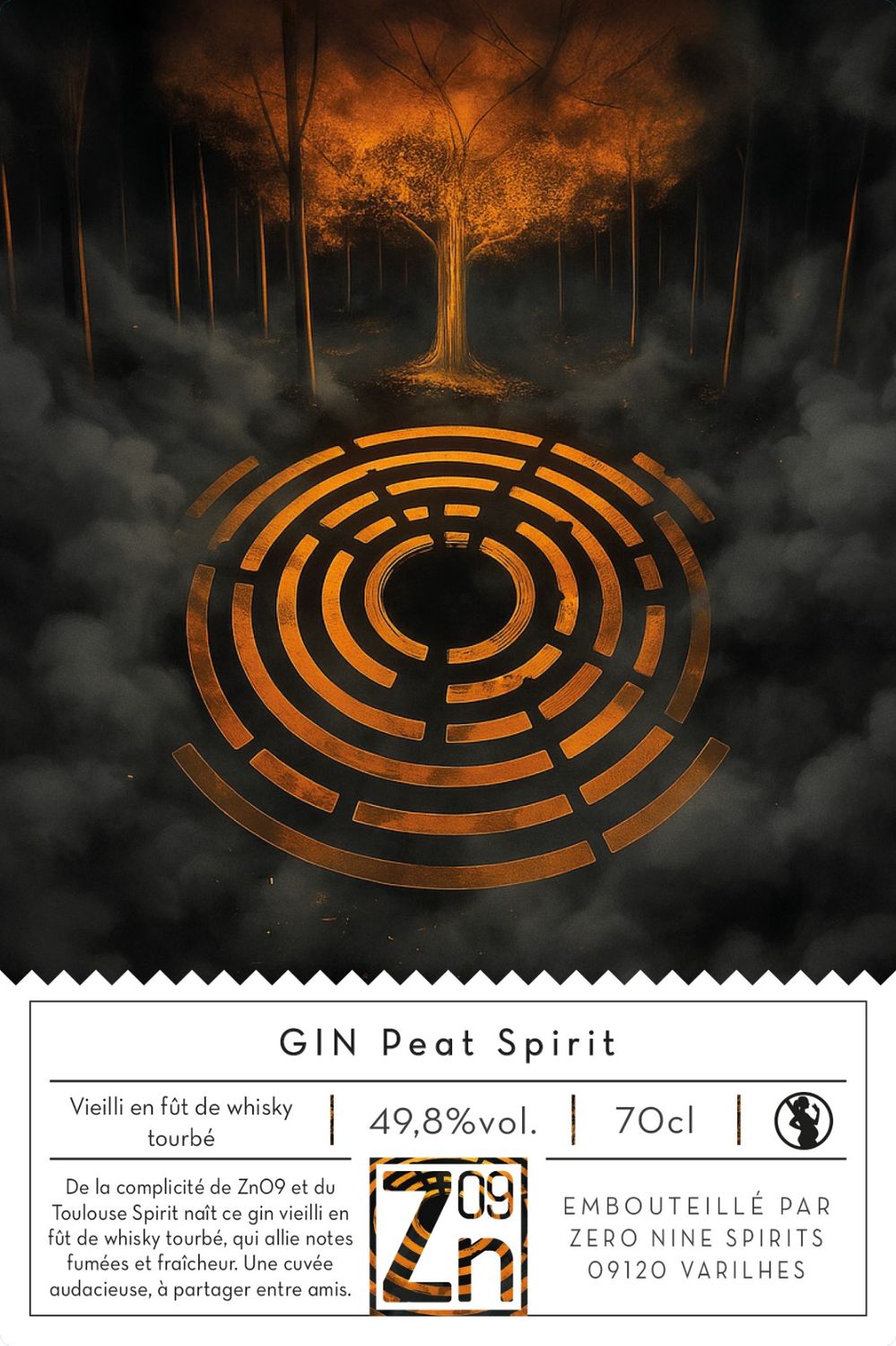 Gin Toulouse Spirits 49,80% 70cl