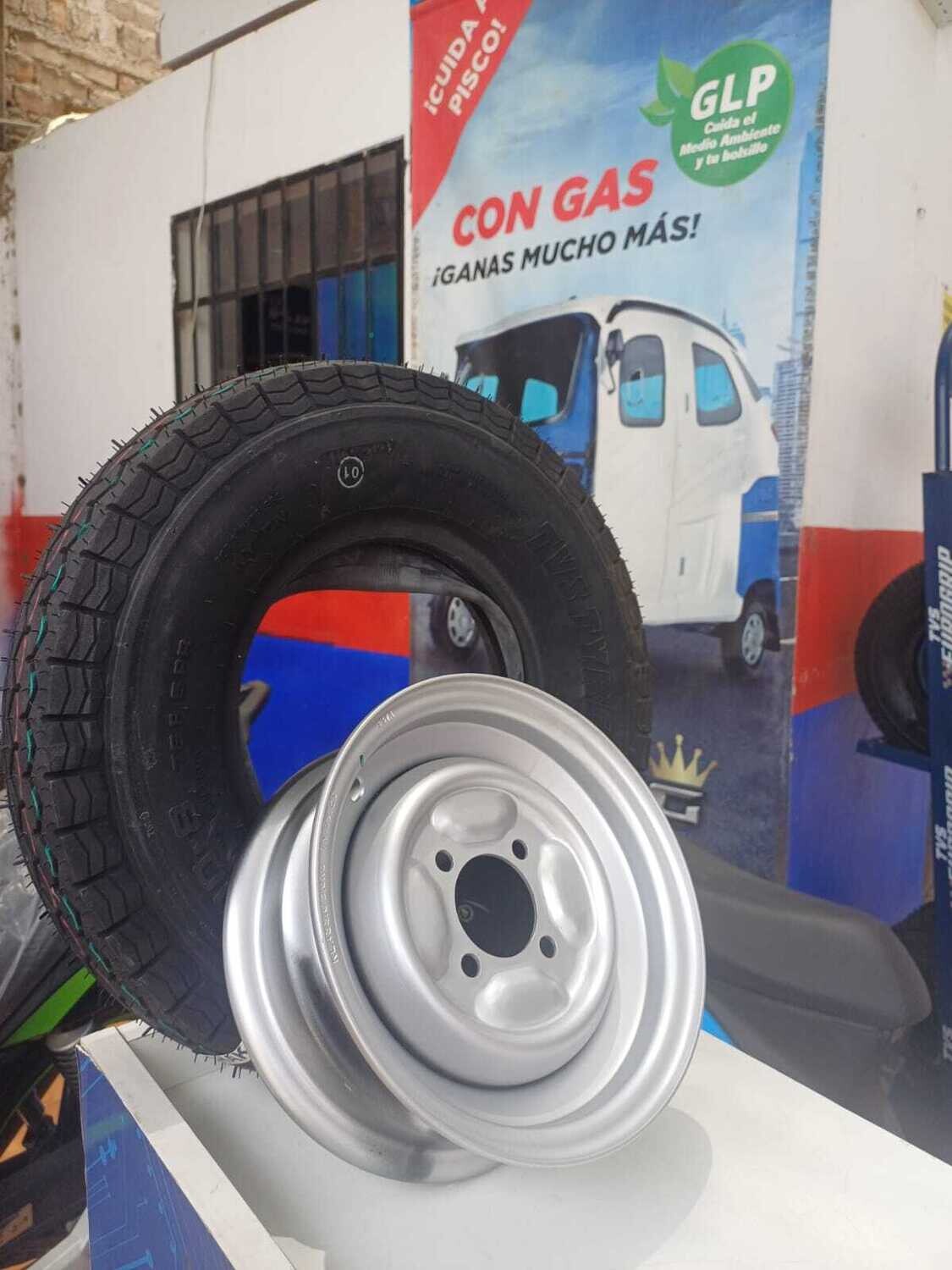 KIT ARO Y LLANTAS  AUTO 150