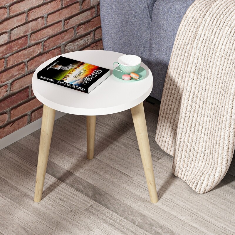 P&amp;W Side Table Modern Stylish and Scandinavian Wooden Side Table End Table Sofa Side Table For Living Room Bedroom Drink Table Coffee Table