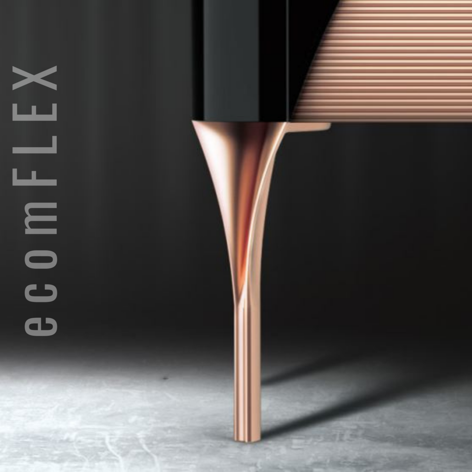 Modern Furniture Metal Legs, Minimalist Sofa Foot, Stylish Cabinet Bed Leg, Contemporary Support Foot, Credenza Foot Raised Pad, Coffee Table Tegs, DIY, Gold &amp; Bronz, 1,2,4, pcs