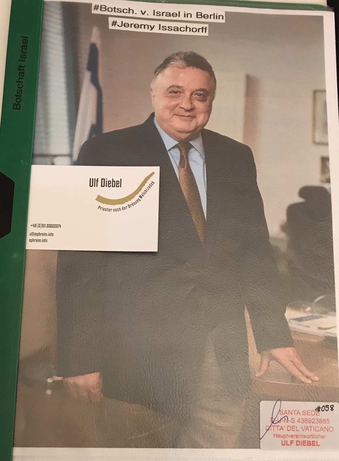 Botschafter Israels in Deutschland Jeremy Issacharoff