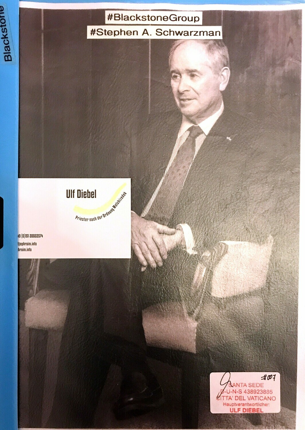 Blackstone Group Stephen A. Schwarzman