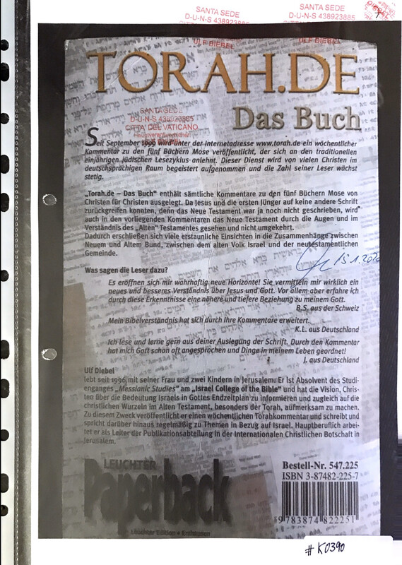 #K0390 l Torah.de - Das Buch 