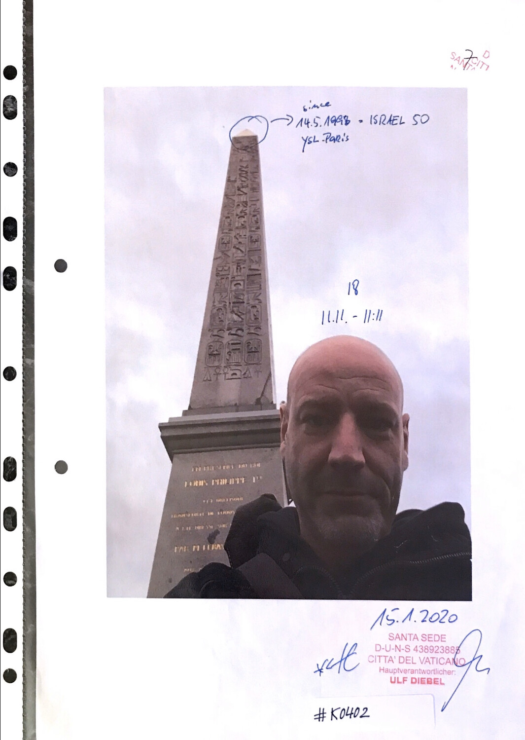 #K0402 l 11.11.2018 l Josef Obelisk Paris 