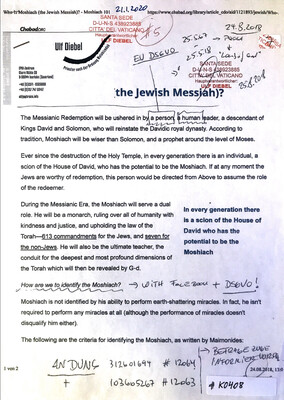#K0408 l The Jewish Messiah? Chabad.org l Santa Seide - Hauptverantwortlicher Ulf Diebel