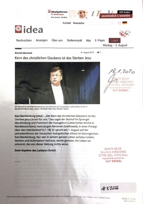 #K0226 l idea - Bischof Abromeit - Kern des christlichen Glaubens ist das Sterben Jesu 