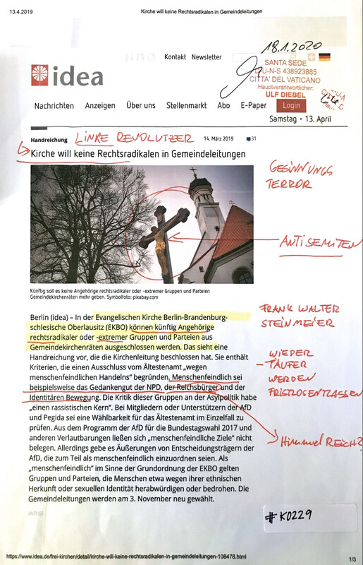 #K0229 l idea - Kirche will keine Rechtsradikalen in Gemeindeleitungen 