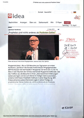 #K0237 l idea - “SpiritCon”-Konferenz l “Propheten sind nichts anderes als Postboten Gottes”