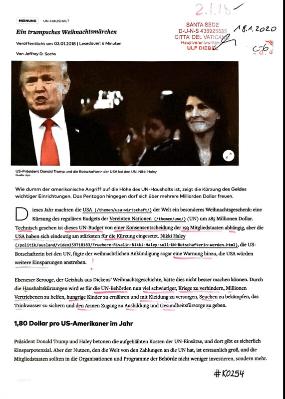 #K0254 l Welt - Ein trumpsches Weihnachtsmärchen 