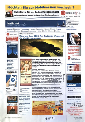 #K0277 l kath.net - Marx und Rom ODER: Am deutschen Wesen soll die Weltkirche genesen 