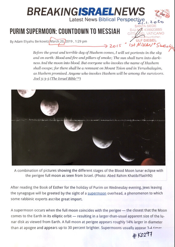 #K0297 l Breaking Israel News - Purim Supermoon: Countdown to Messiah