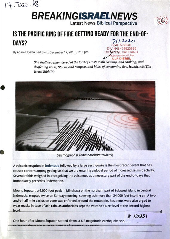 #K0331 l Breaking Israel News - Is the pacific ring of fire getting ready for the End-of-Days?