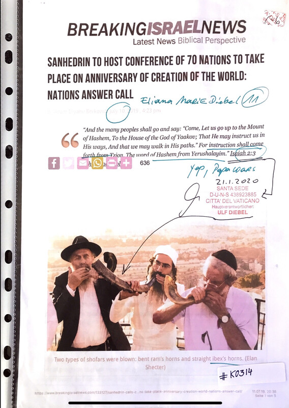 #K0314 l Breaking Israel News - Sanhedrin to host conference of 70 nations to take place on anniversary of creation of the world: Nations answer call