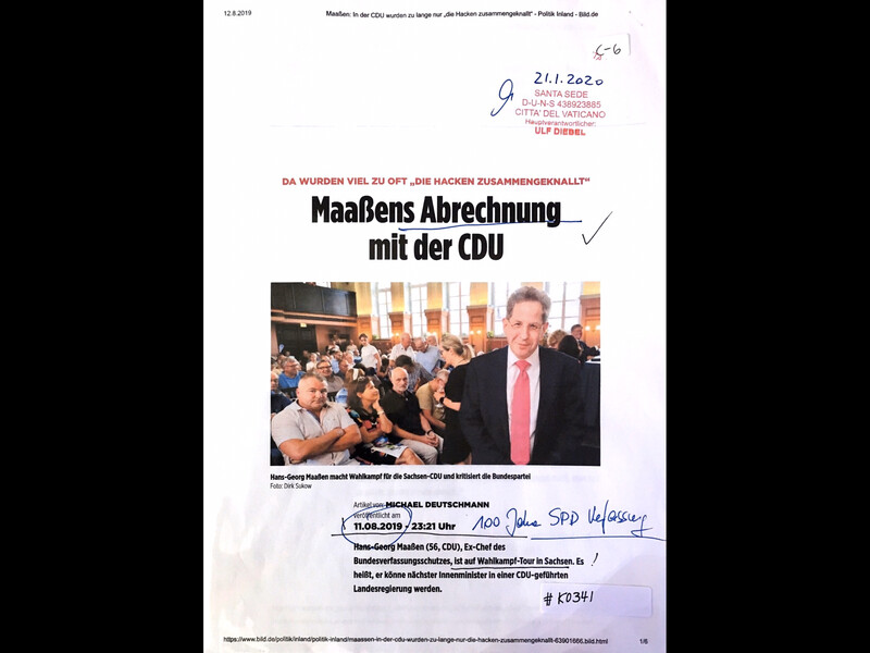 #K0341 l Bild - Maaßens Abrechnung mit der CDU