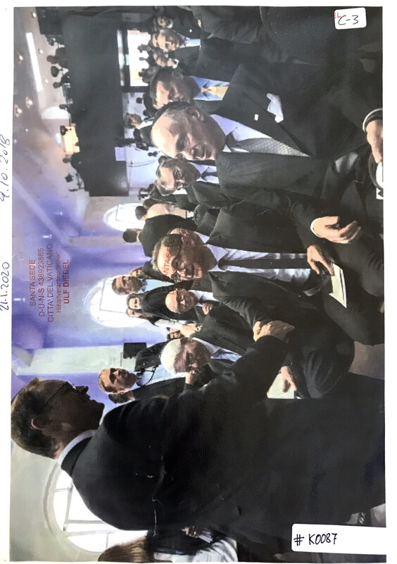 #K0087 l US-Botschafter Richard Grenell, World Jewish Congress - Chairman Ronald Lauder umzingeln SPD-Katholik Heiko Maas