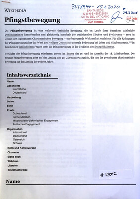 #K0092 l Pfingstbewegung 