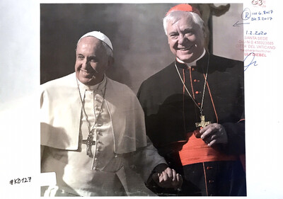 #K0127 l Papst Franziskus und Kardinal Müller