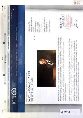 #K0083 l ICEJ - Daryl Hedding, ICEJ USA Deputy Director