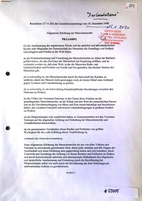 #K0005 l Resolution 217 A (lll) der Generalversammlung vom 10.Dezember