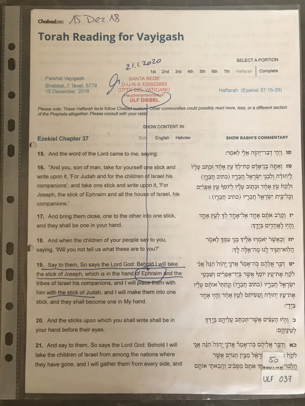 #U037 l Torah Reading for Vayigash - 7 Tewet 5779 l 15.December 2018