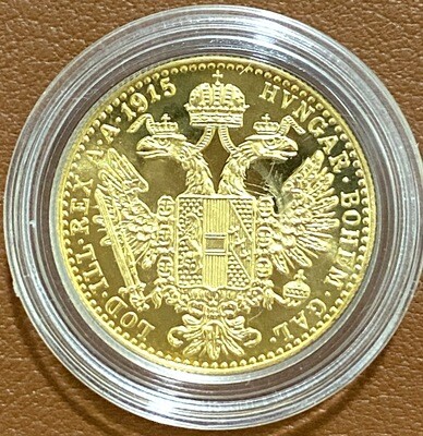 Golddukaten 1F - Österreich NP 1915 -