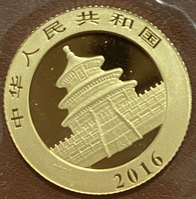 3G Gold China Panda 2016