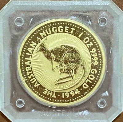 1 Unze Gold Nugget / Kangaroo 1994