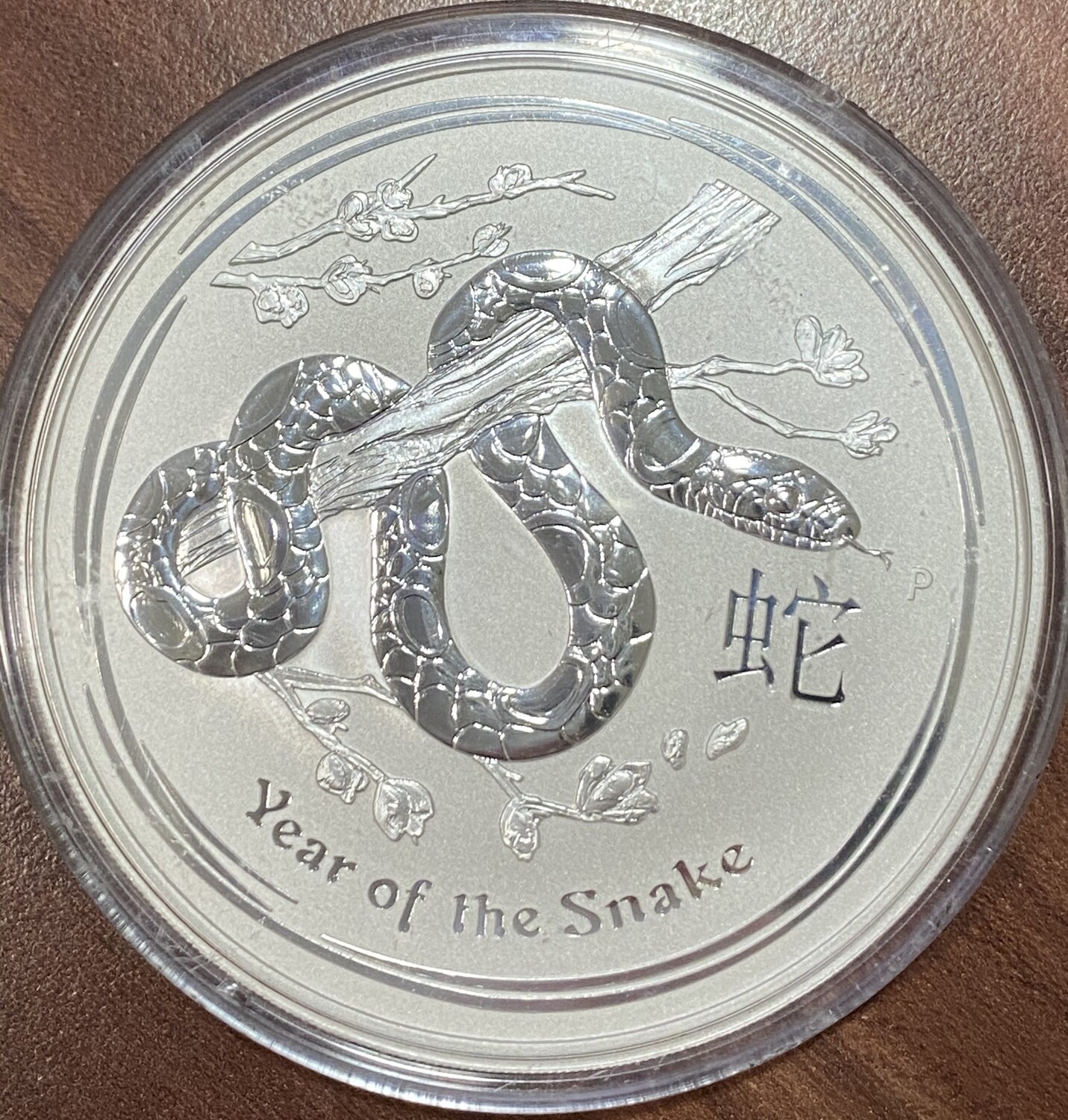 10 Unzen Silber Australien Lunar ll Year of the Snake 2013