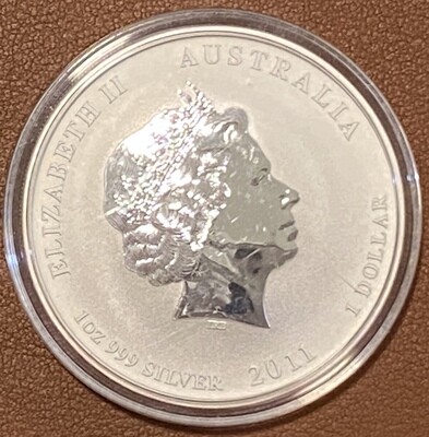 1 Unze Silber Australia Lunar ll 2011 Rabbit