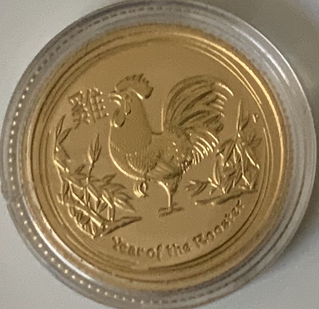 1/10 Unze Gold Australia Lunar ll 2017 Roaster