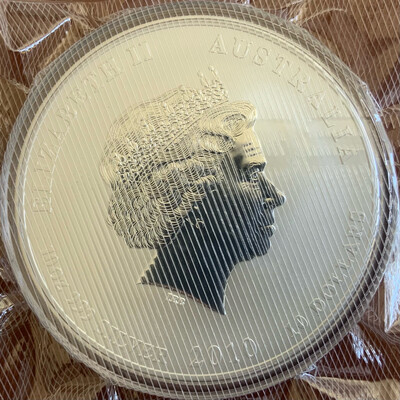 10 Unzen Silber Australien Lunar ll Year of the Tiger 2010