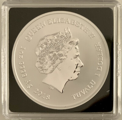 1 Oz Silver - Marvel Iron Man 2018 - Tuvalu