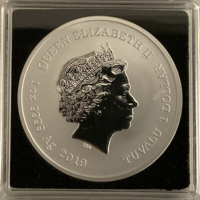 1 Oz Silver - Marvel Hulk 2019 - Tuvalu