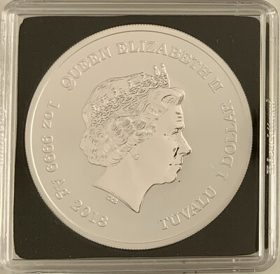 1 Oz Silver - Marvel Black Panther 2018 - Tuvalu