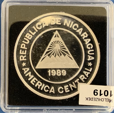 Discovery of Nicaragua 10.000 Cordobas 1989