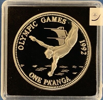 Kingdom of Tonga 1 Pa'anga Olympic Games 1992