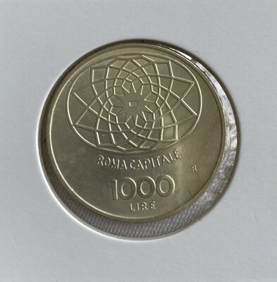 1000 Lire Capital Rome 1970