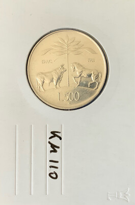500 Lira Republik Italien 1981