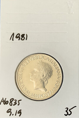 500 Lira Republik Italien 1981