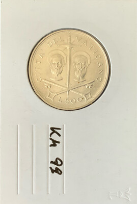 500 Lira Vatican 1967