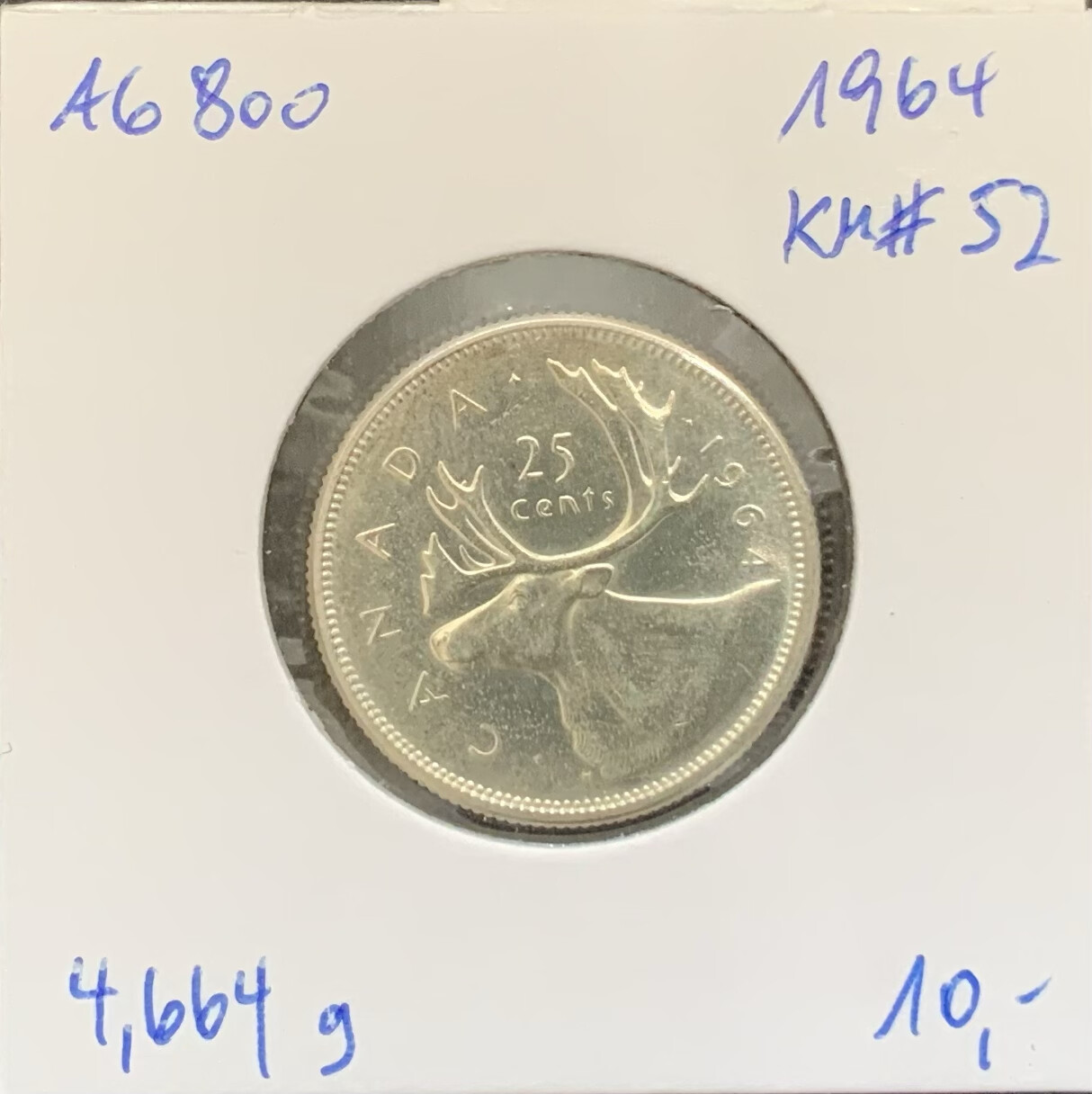 Canada 25 Cent 1964 