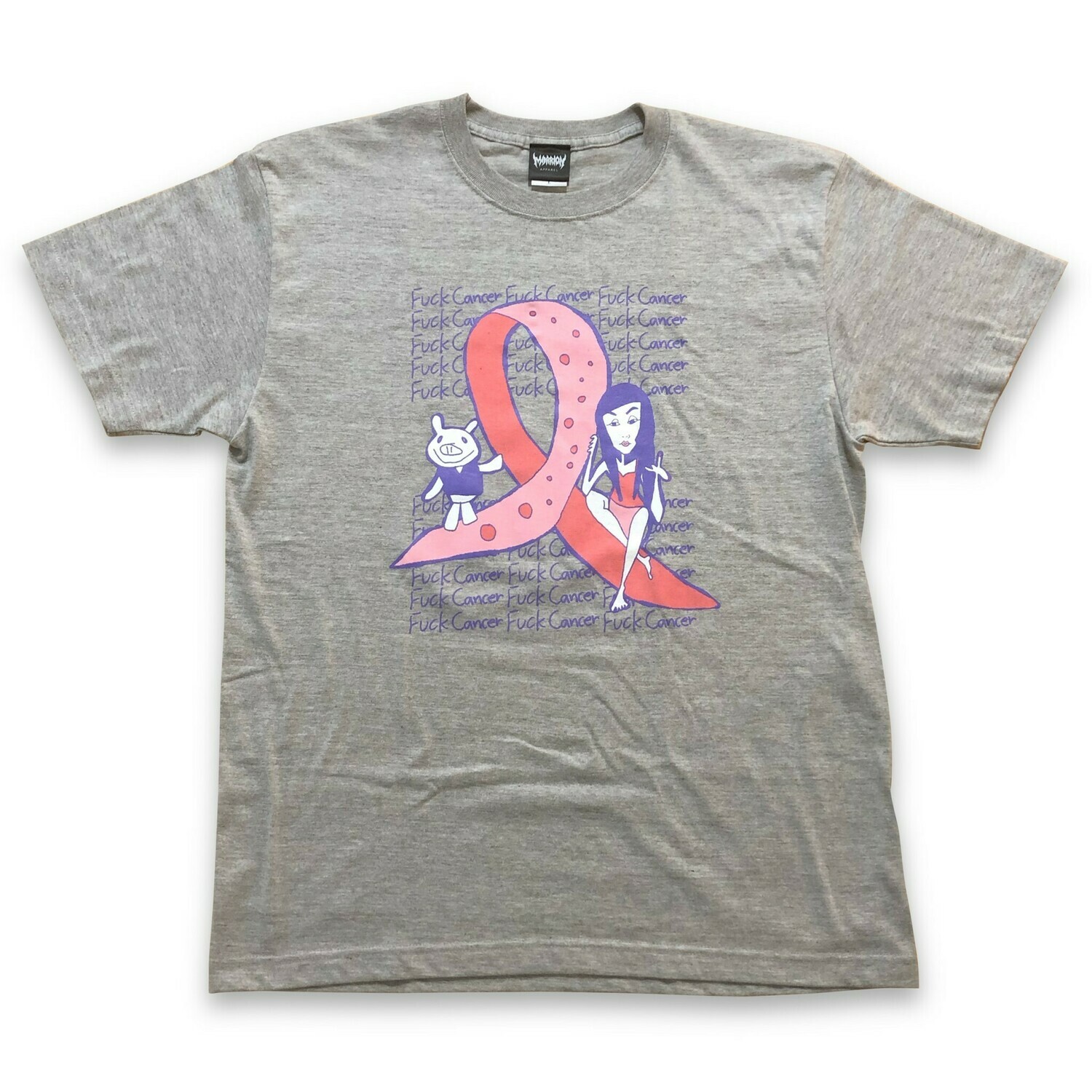 Fuck Cancer T-shirt (Grey) Please Include Size Needed