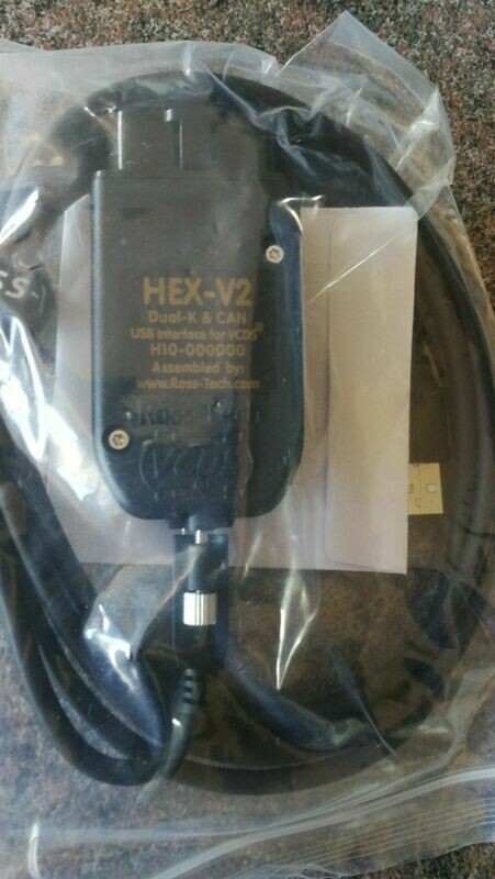 VW &amp; AUDI HEX-V2 Diagnostic cables 21.3 software