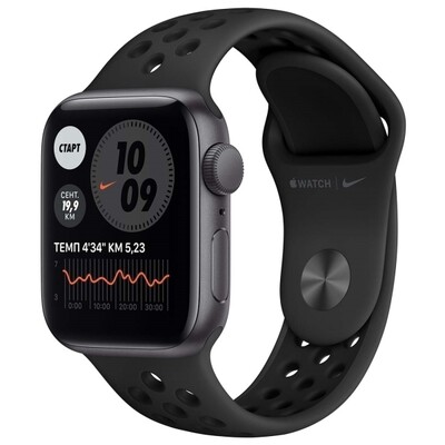 Watch Nike SE 44mm Space Gray Aluminum Case with Anthracite/Black Nike Sport Band