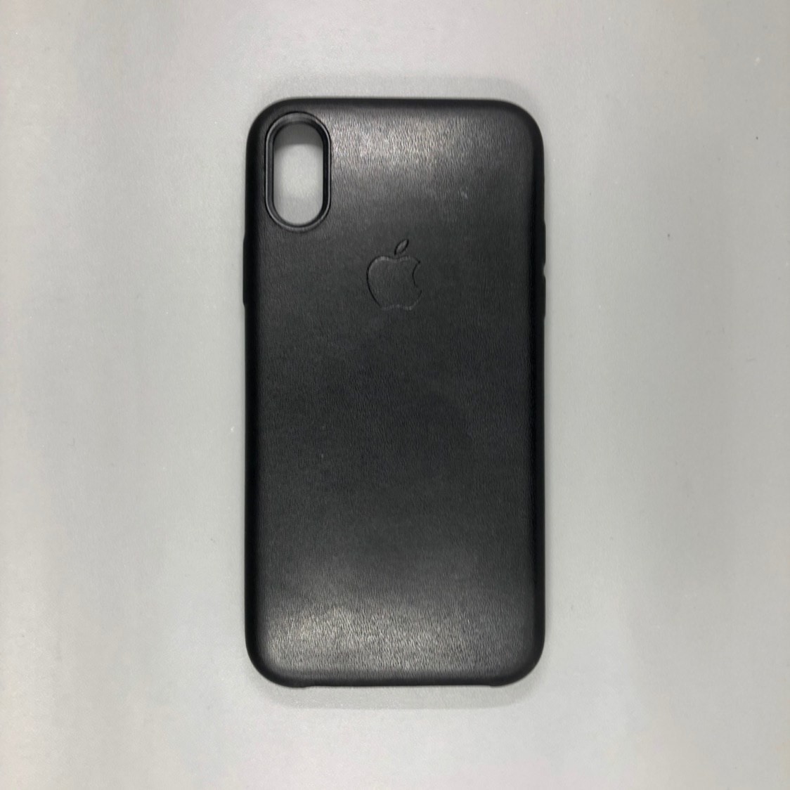 iPhone X Leather Case Black