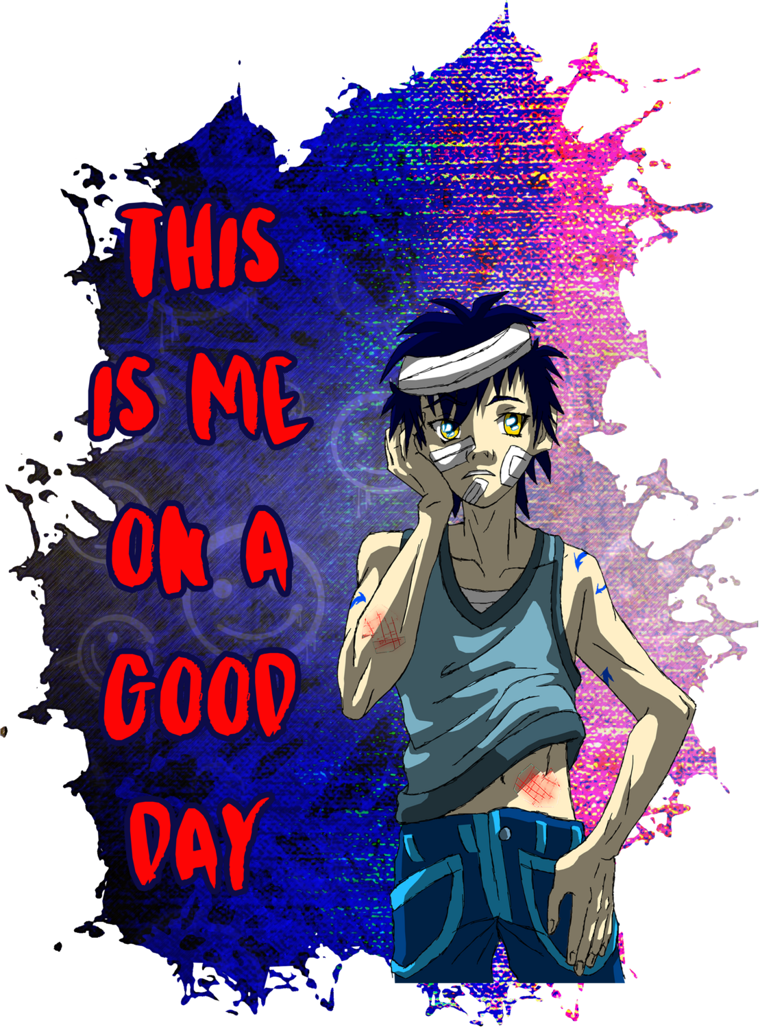 This is Me on a Good Day Art Print